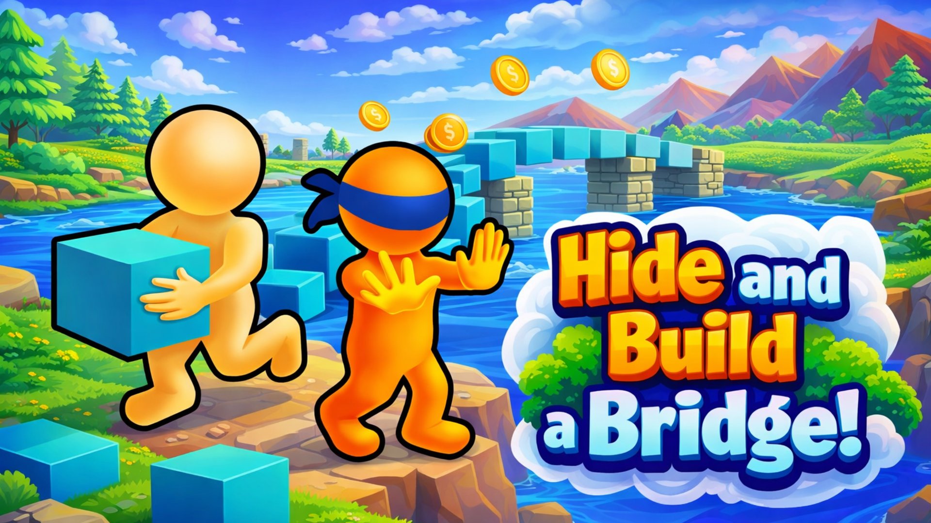 Hide and Build a Bridge!