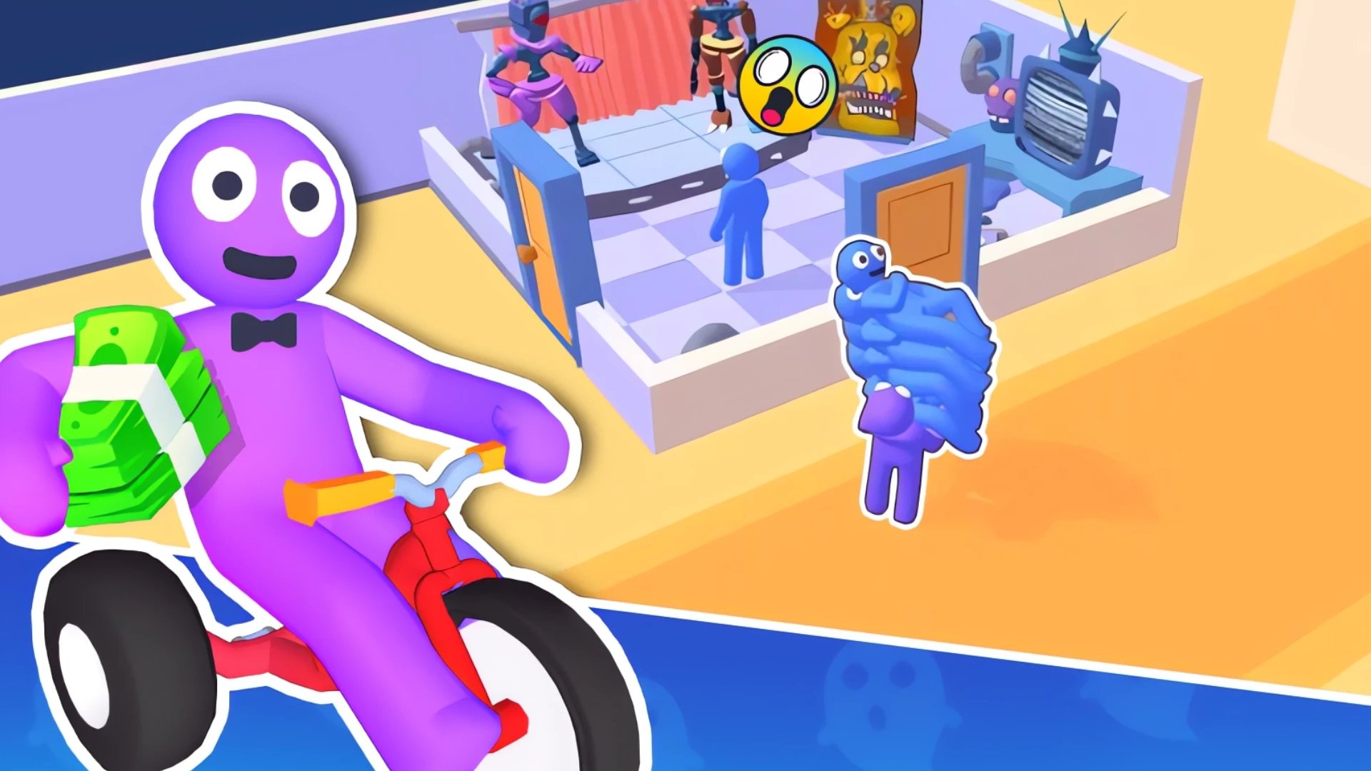 Thumbnail Horror Room: Scary Hotel Tycoon 🕹️ Play on CrazyGames