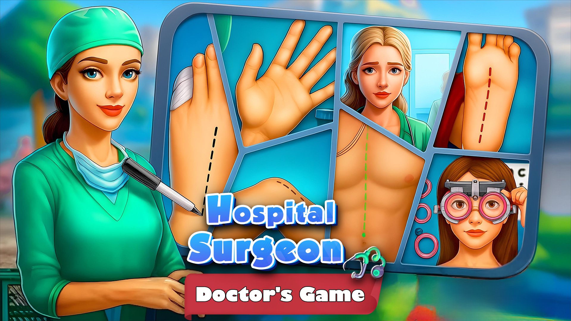 Thumbnail Hospital Surgeon: Doctor's Game 🕹️ Play on CrazyGames