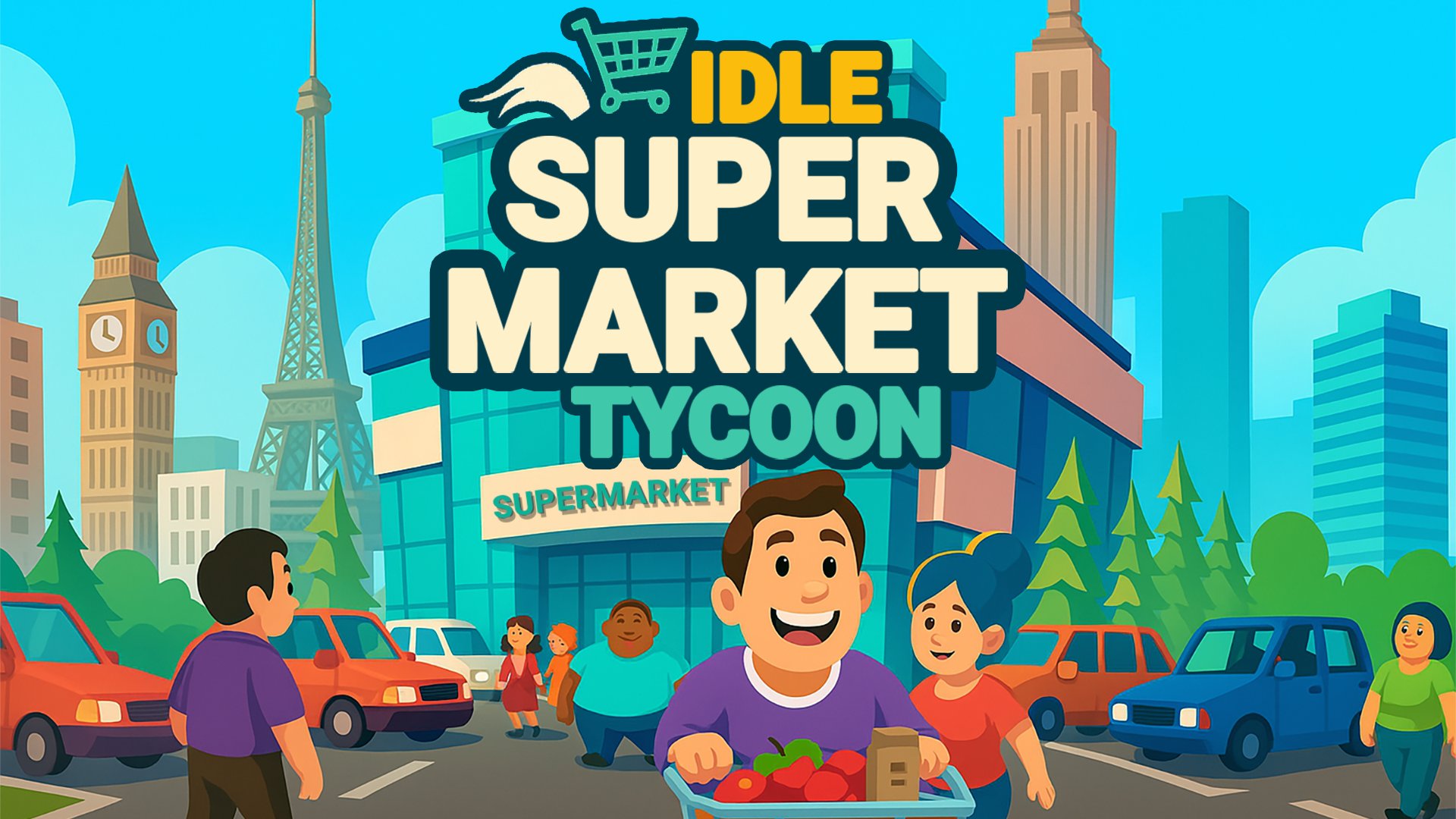 Thumbnail Idle Supermarket Tycoon 🕹️ Play on CrazyGames