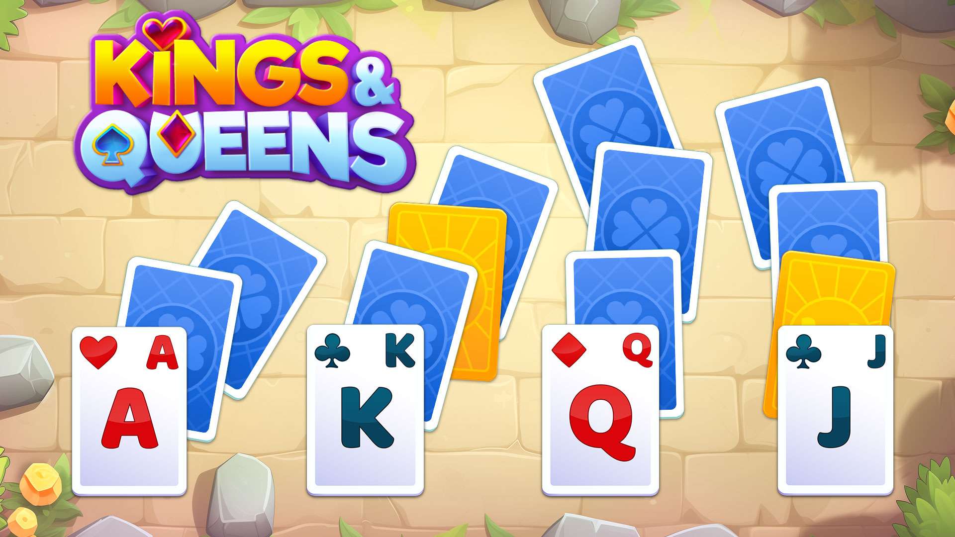 Kings and Queens Solitaire TriPeaks 🕹️ CrazyGamesでプレイ