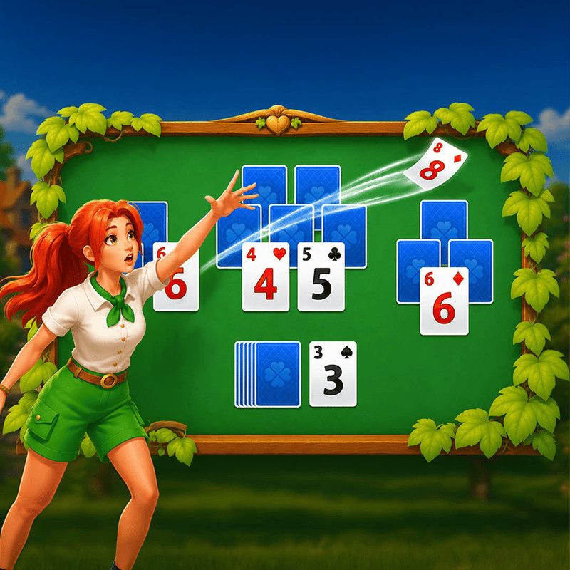 🎮 Kings and Queens Solitaire TriPeaks 🕹️ CrazyGamesでプレイ