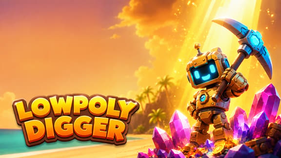 Lowpoly Digger