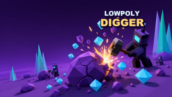 Lowpoly Digger