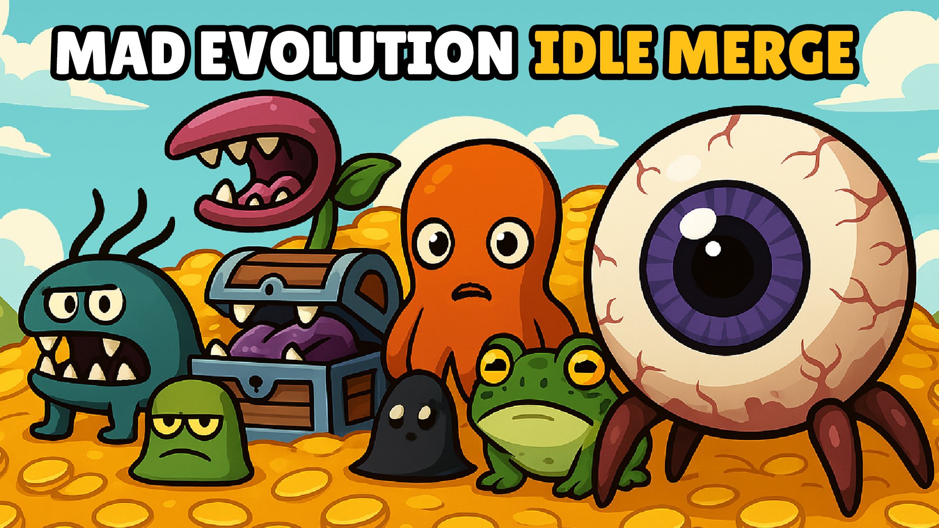 Play Mad Evolution - Idle Merge - Merge Monsters, Collect Coins, Free on ZestPlay