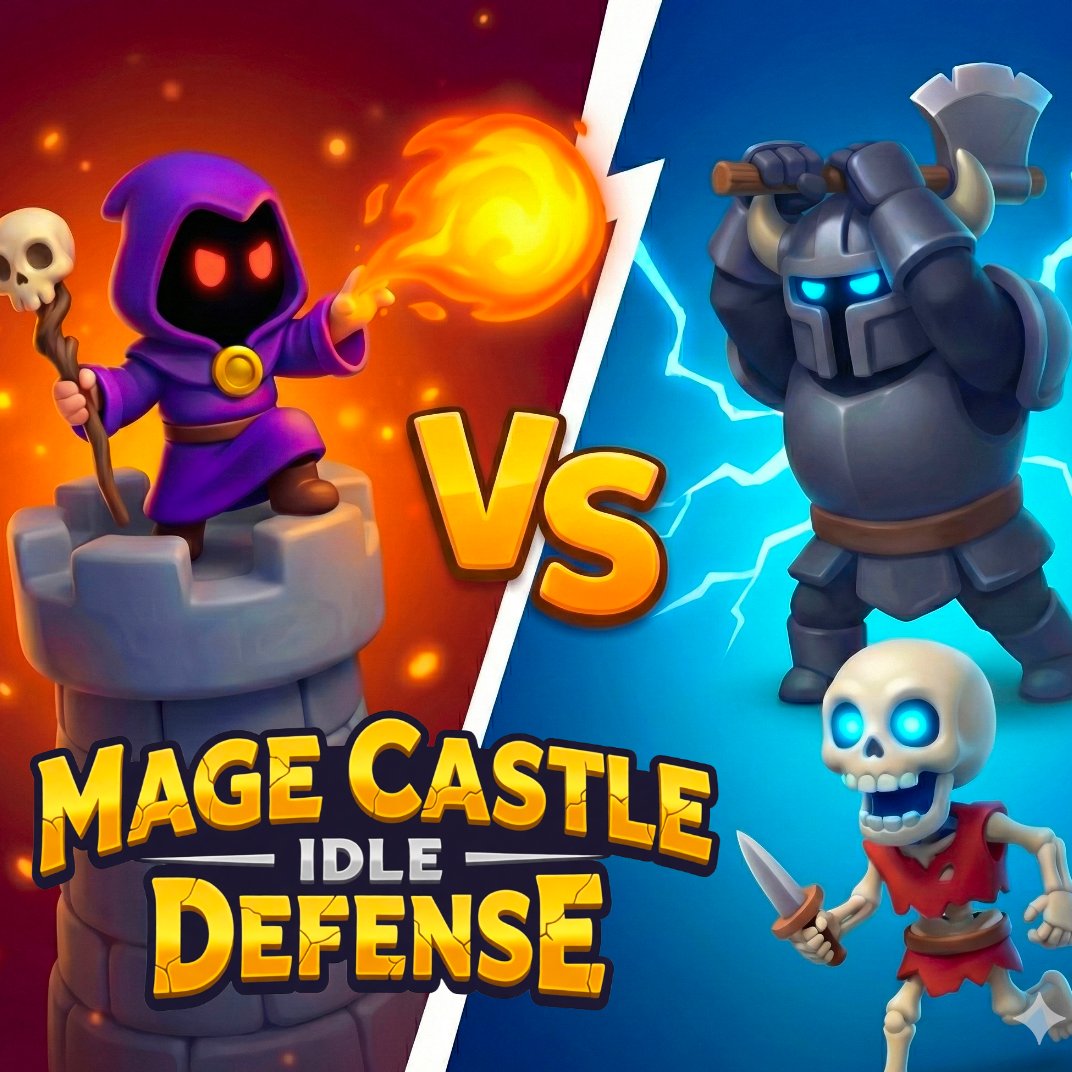 Mage Castle Idle Defense 🕹️ CrazyGamesでプレイ