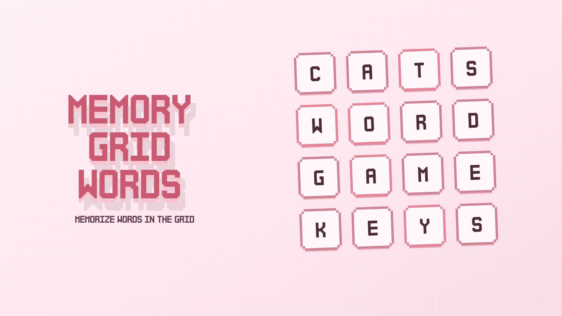 Memory Grid Words
