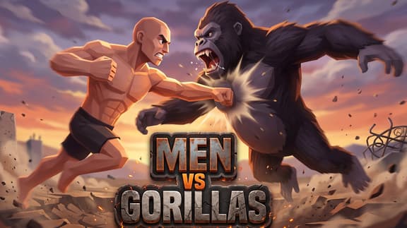 Men Vs Gorillas