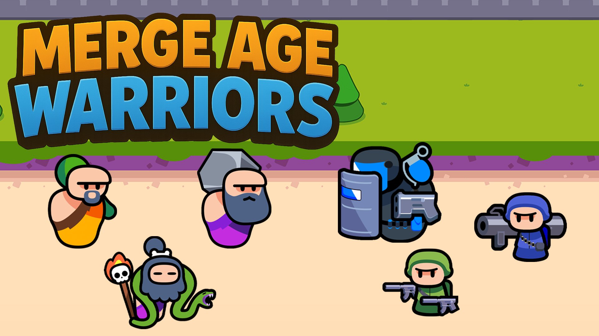 Thumbnail Merge Age Warriors 🕹️ Play on CrazyGames