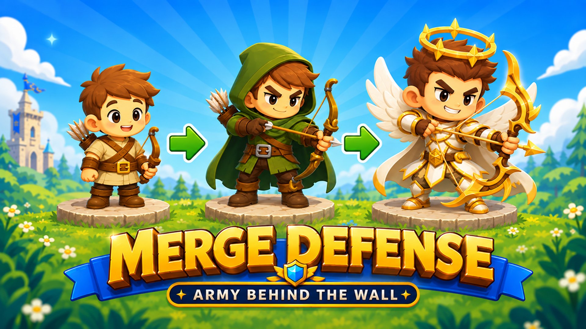 Merge Defense: Army Behind the Wall - Tapkki Game