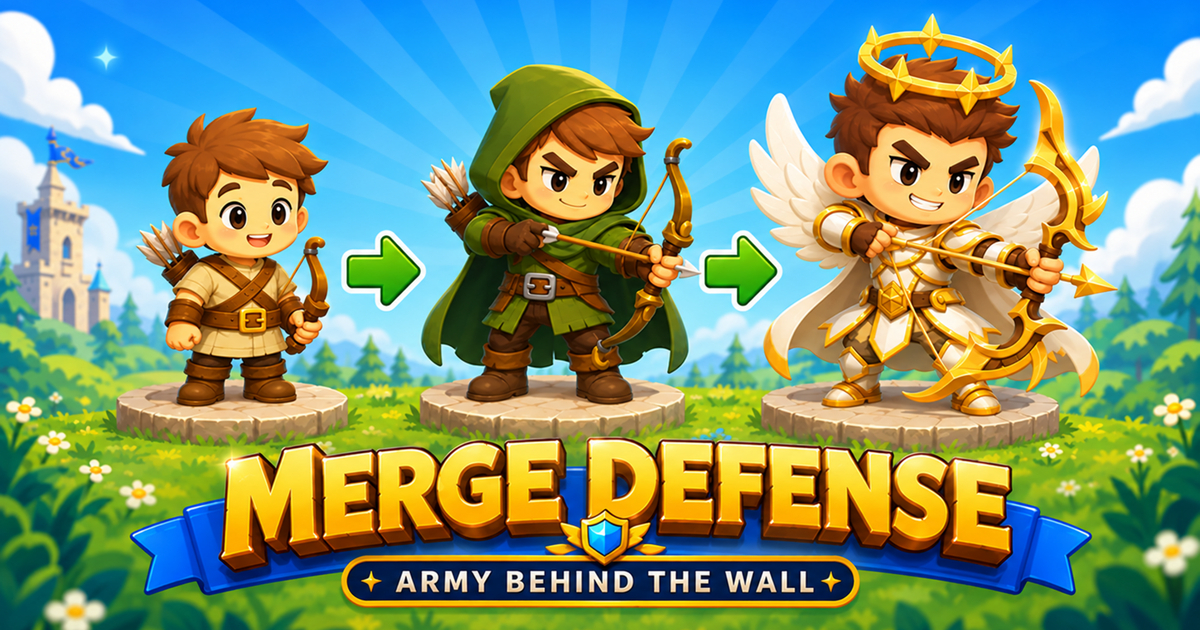 Merge Defense: Army Behind the Wall - Tapkki Game