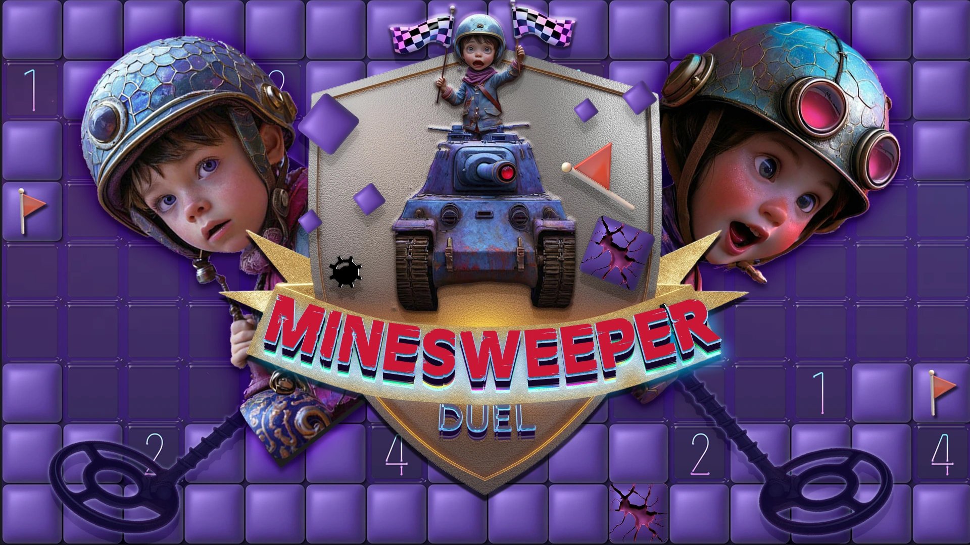 Thumbnail Minesweeper Duel 🕹️ Play on CrazyGames