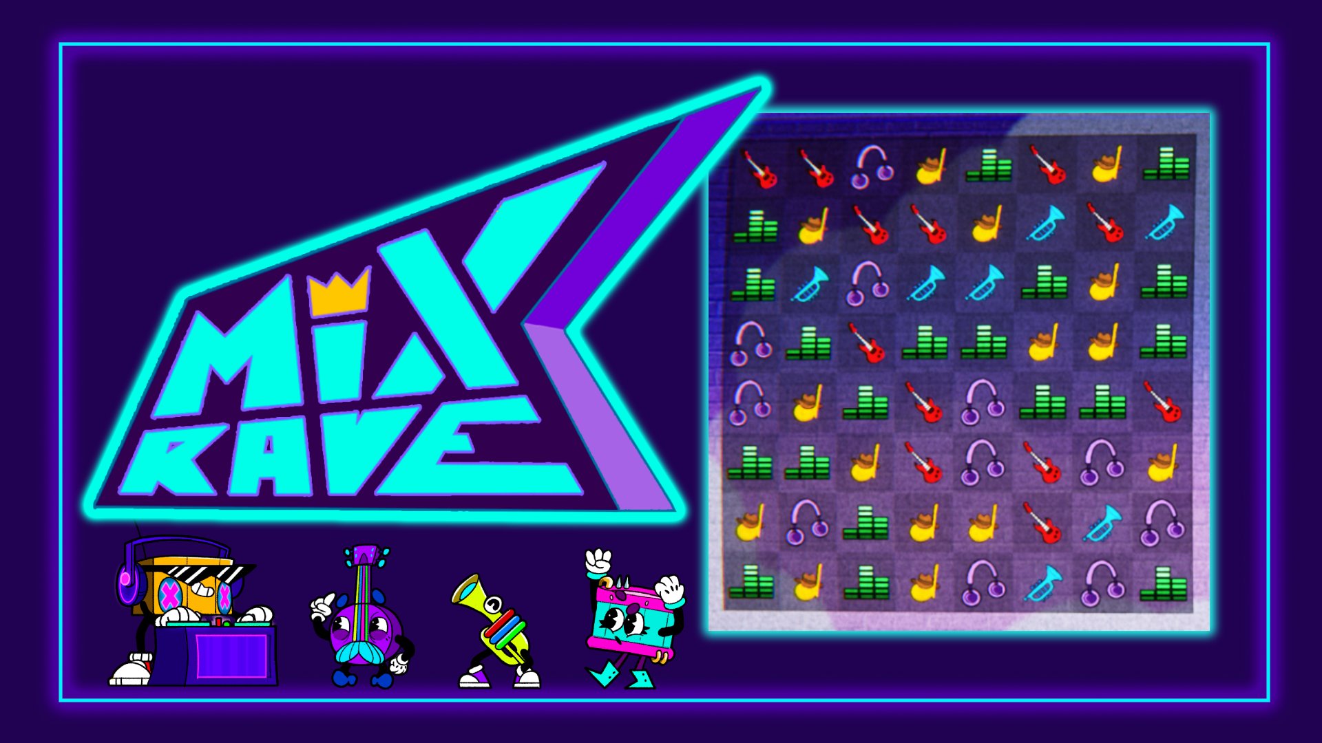 Play Mix Rave | Match Music Styles and Survive Nights - Free, Fun, and Addictive | ZestPlay