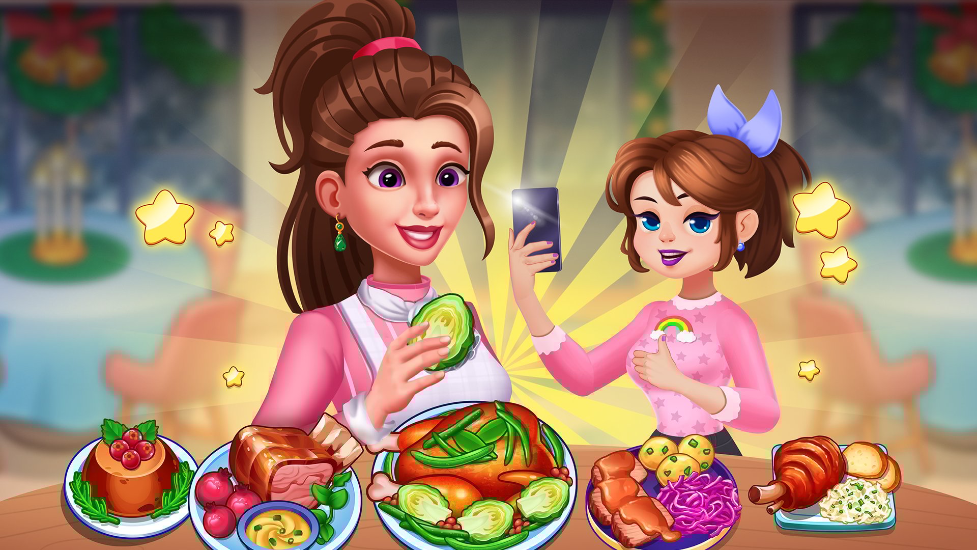 Thumbnail Mom's Diary: Cooking Games 🕹️ Play on CrazyGames