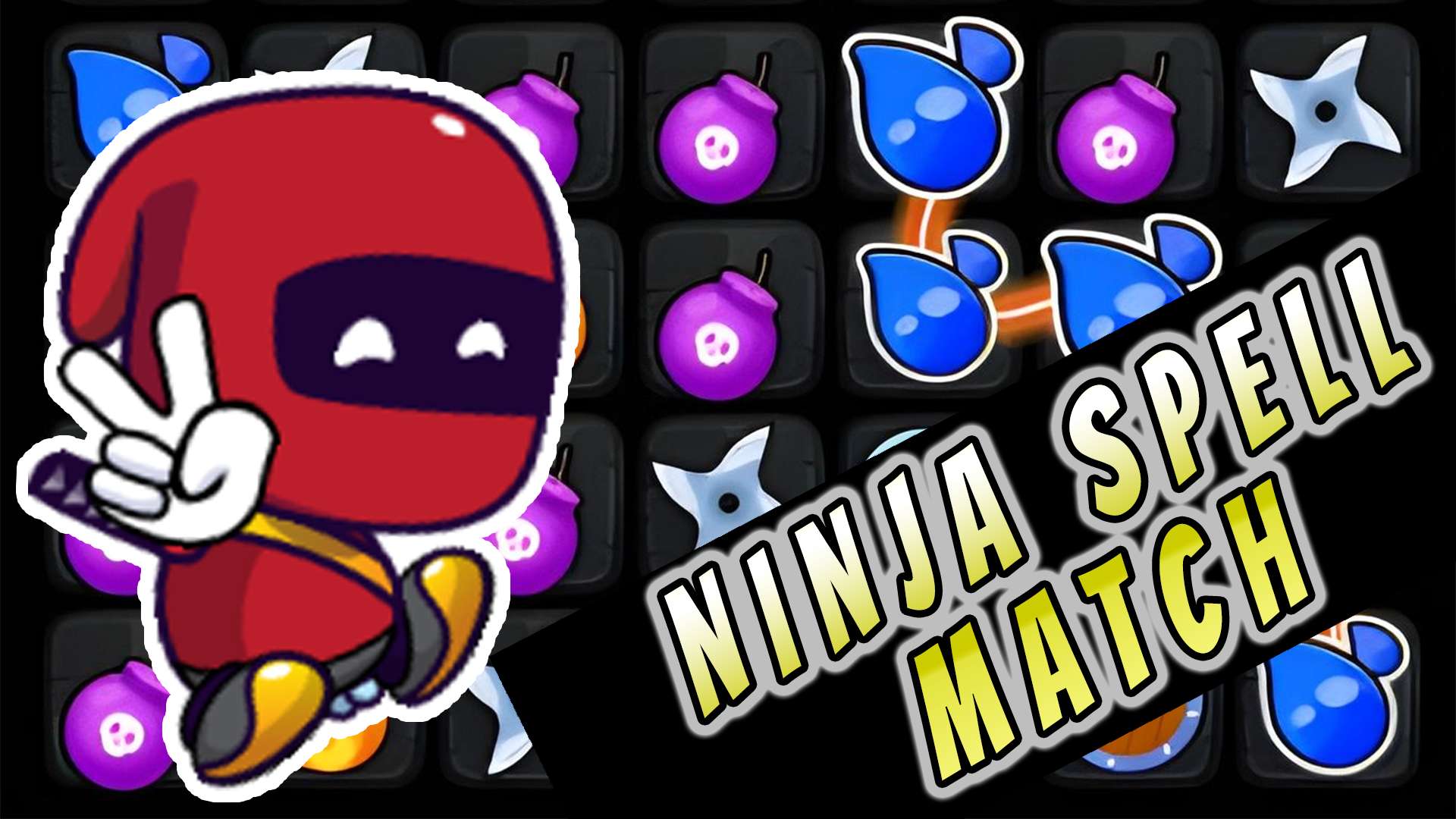 Ninja Spell Match 🕹️ CrazyGamesでプレイ