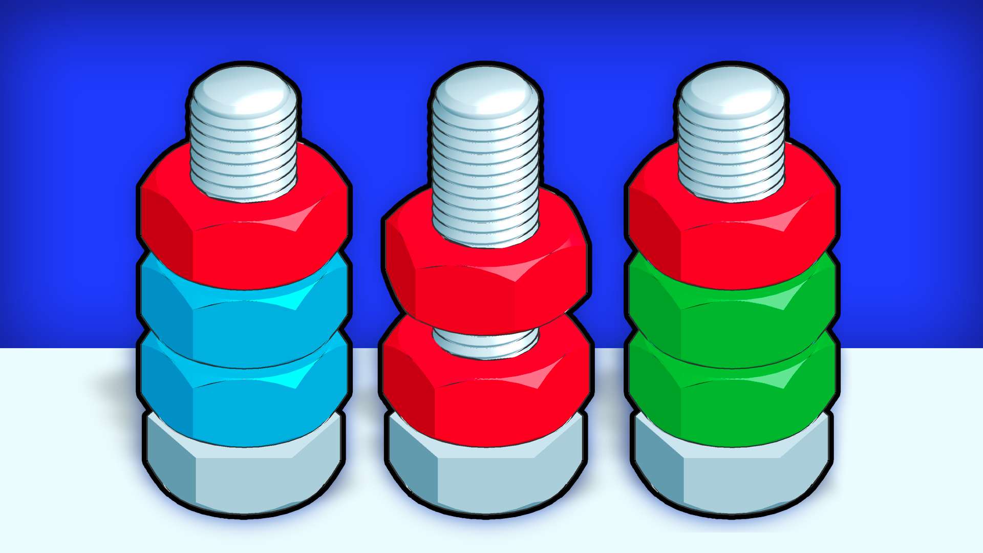 🎮 Nuts Puzzle: Sort By Color 🕹️ Jogue na CrazyGames