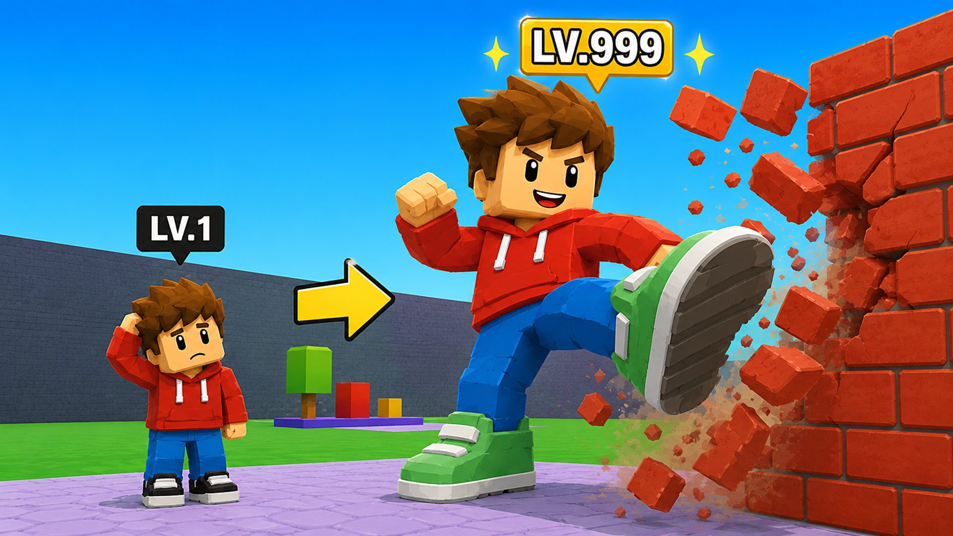 Obby: +1 Click Wall Breaker