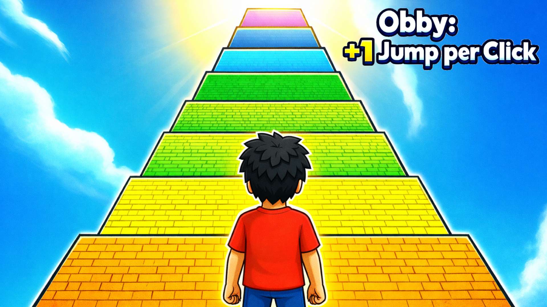 Obby: +1 Jump per Click 🕹️ CrazyGamesでプレイ