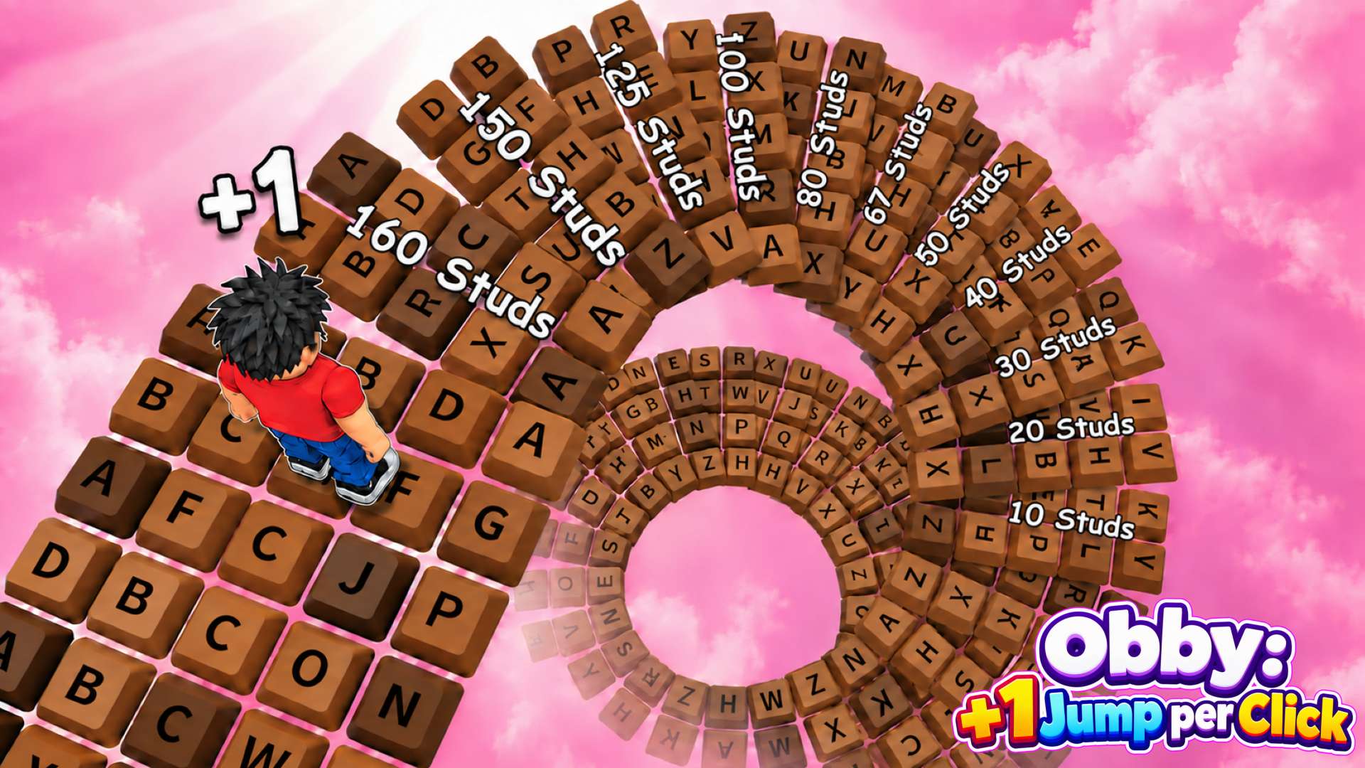 🎮 Obby: +1 Jump per Click 🕹️ CrazyGamesでプレイ