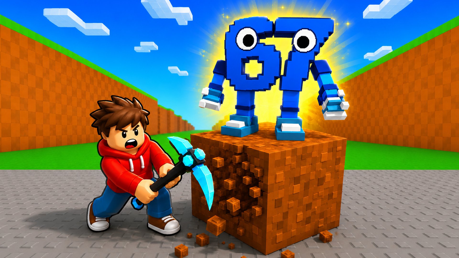 Obby: Break Rocks For Brainrots