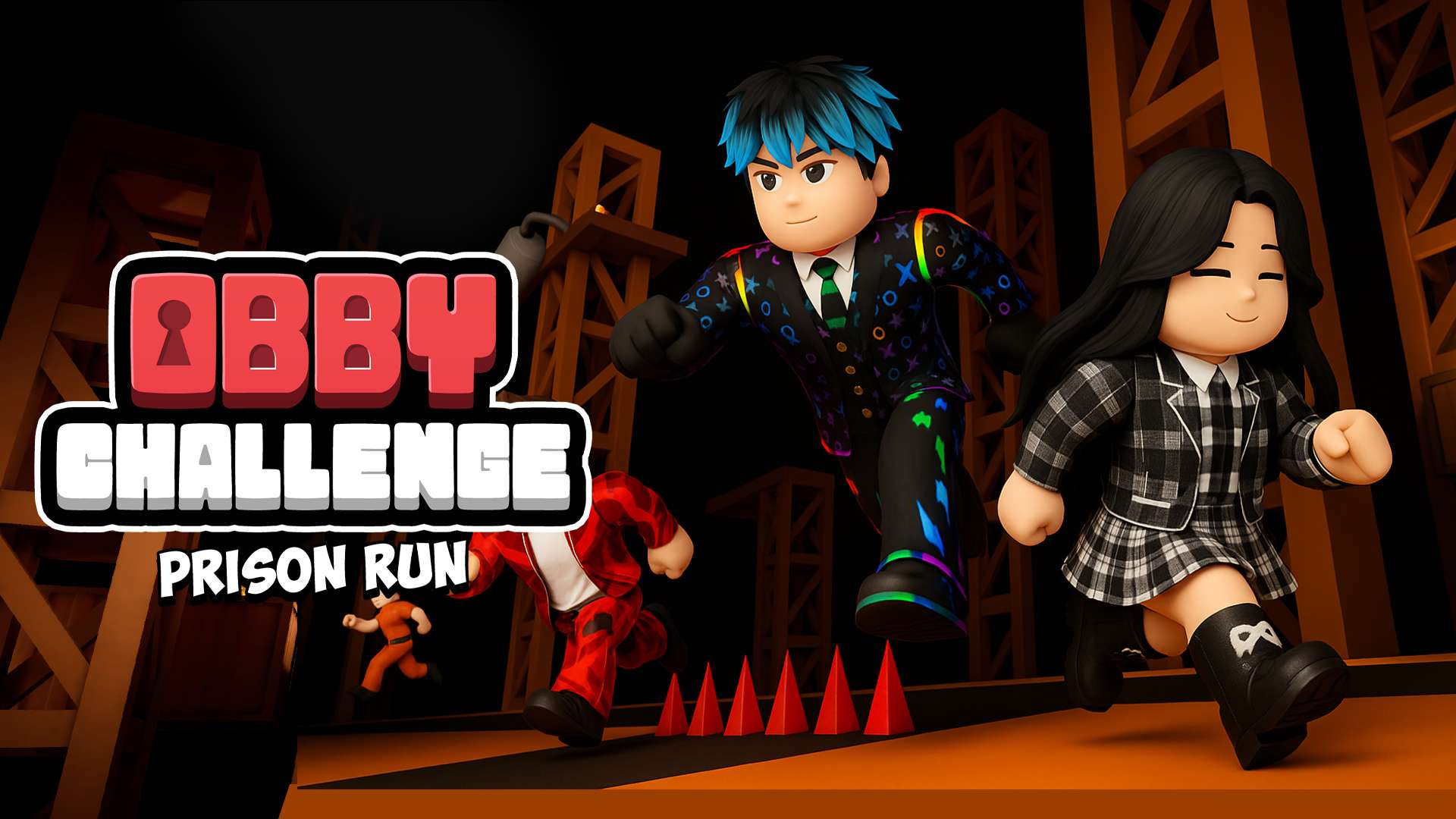 オヒイ(現:多忙です)ページ Obby Challenge: Prison Run 🕹️ CrazyGamesでプレイ