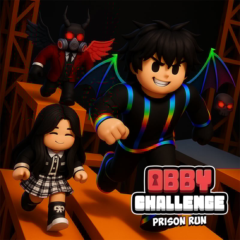 Obby Challenge: Prison Run 🕹️ CrazyGamesでプレイ