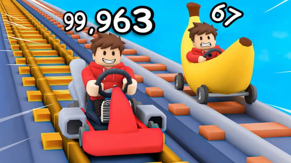 Obby: Climb & Slide Minecarts