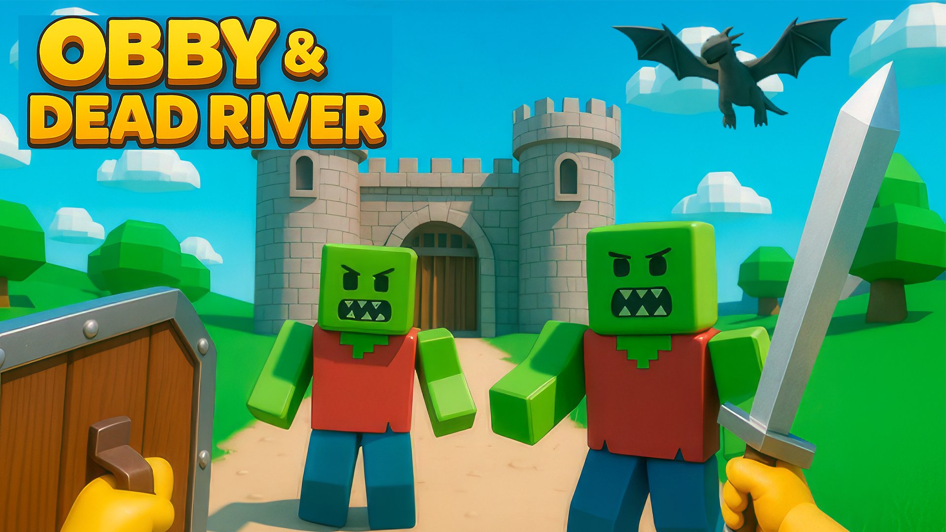 Thumbnail Obby &amp; Dead River 🕹️ Play on CrazyGames