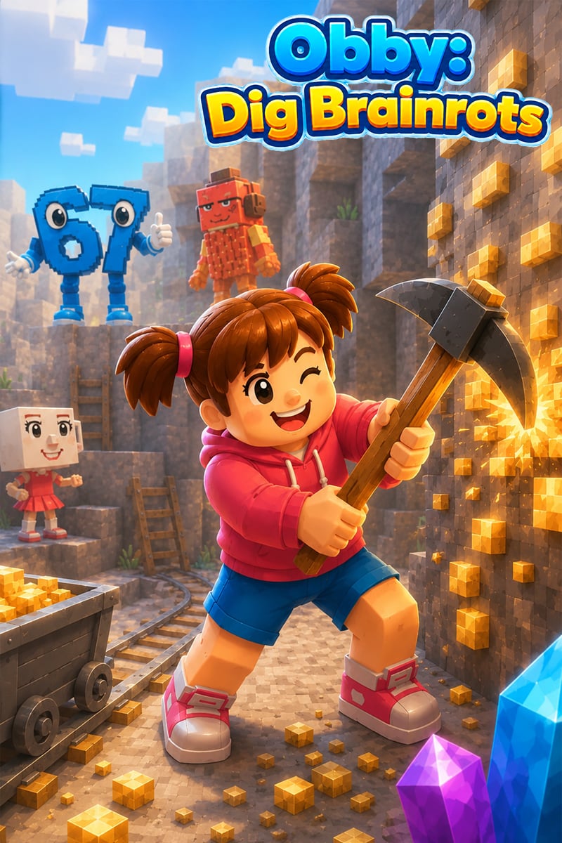 Obby: Dig Brainrots