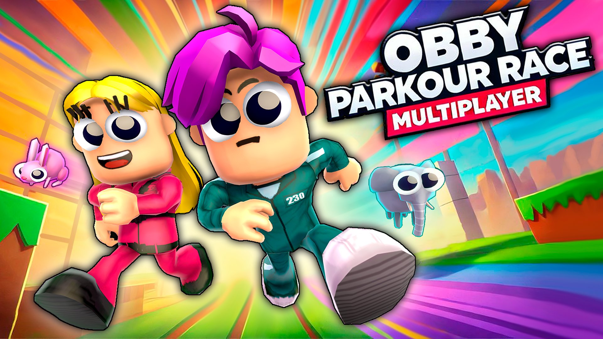 Play Online Multiplayer Obby Parkour Race | Fun Challenges, Race Friends, Free - ZestPlay