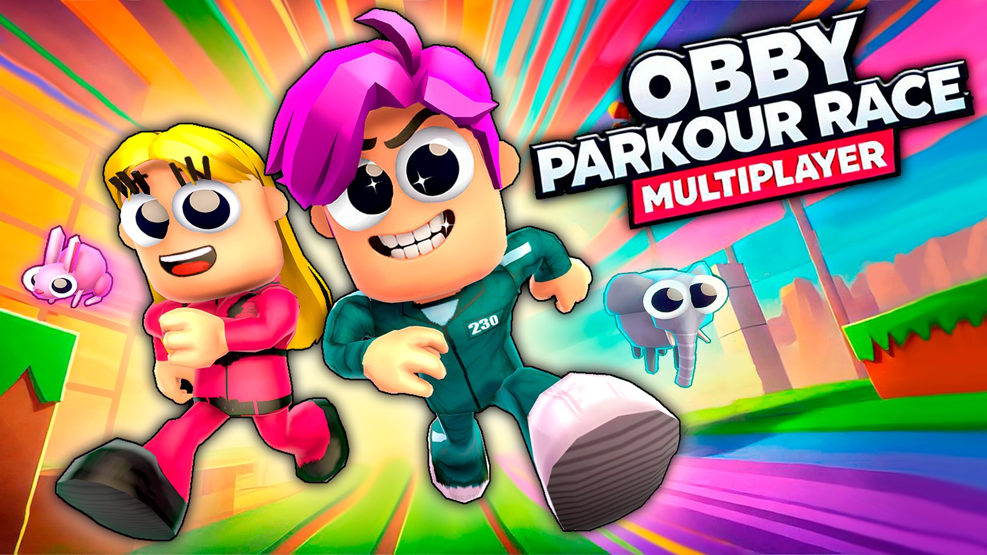 Obby Parkour Race: Multiplayer