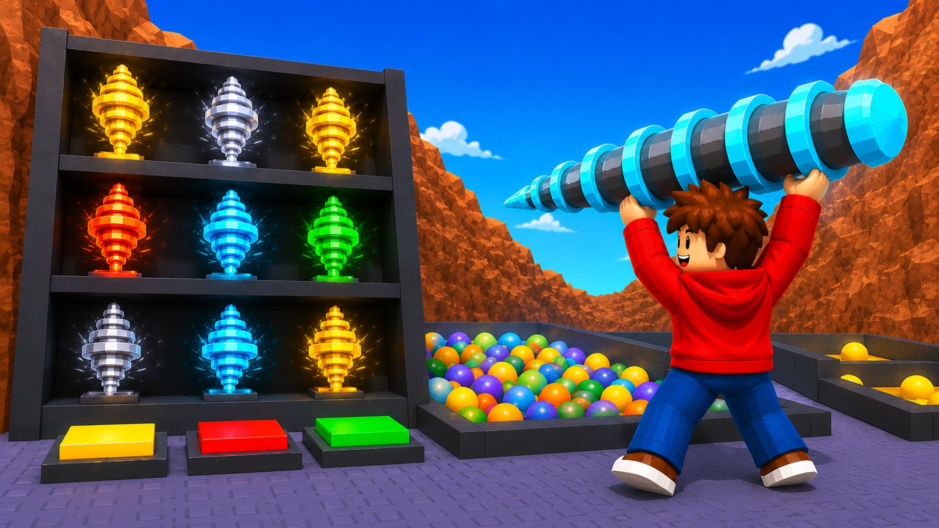 Obby: Stronger Drill, Deeper Mine