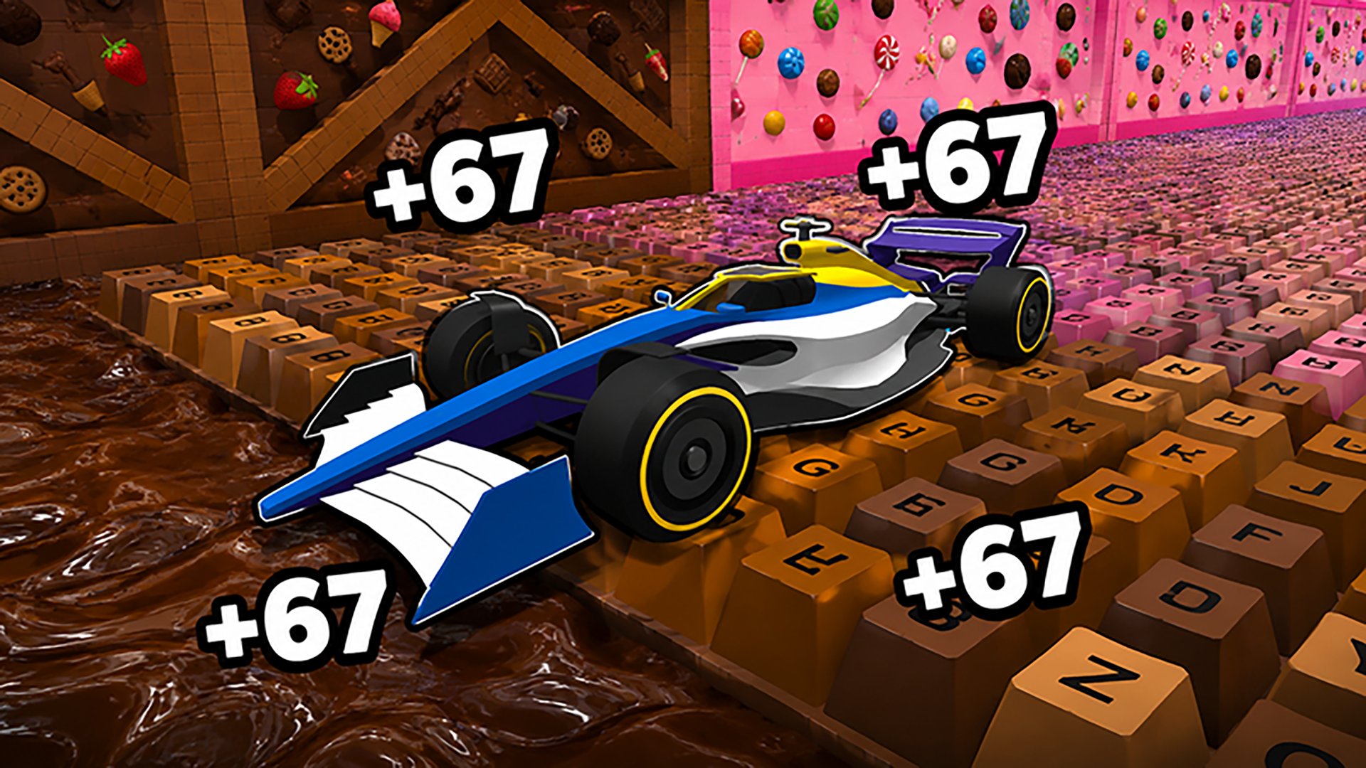 Obby: Supercar Race on Keyboard