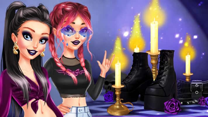green emerald velvet dress Fairy Dress Up Games
