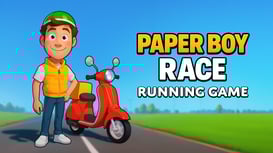 Paper Boy Race: Running Game