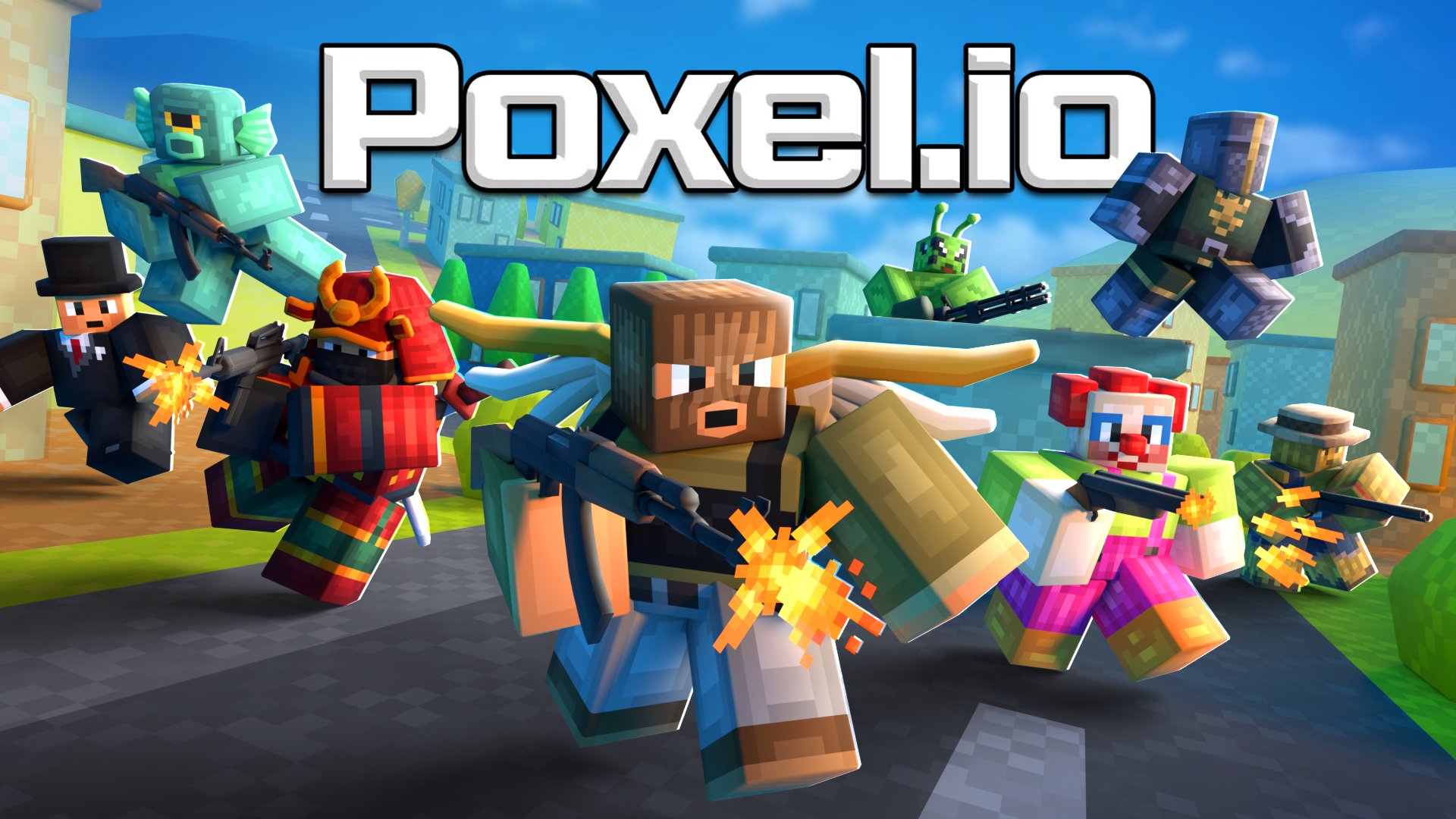 Play Poxel.io - Fast First-Person Shooter Games | Free to Play with Friends - ZestPlay