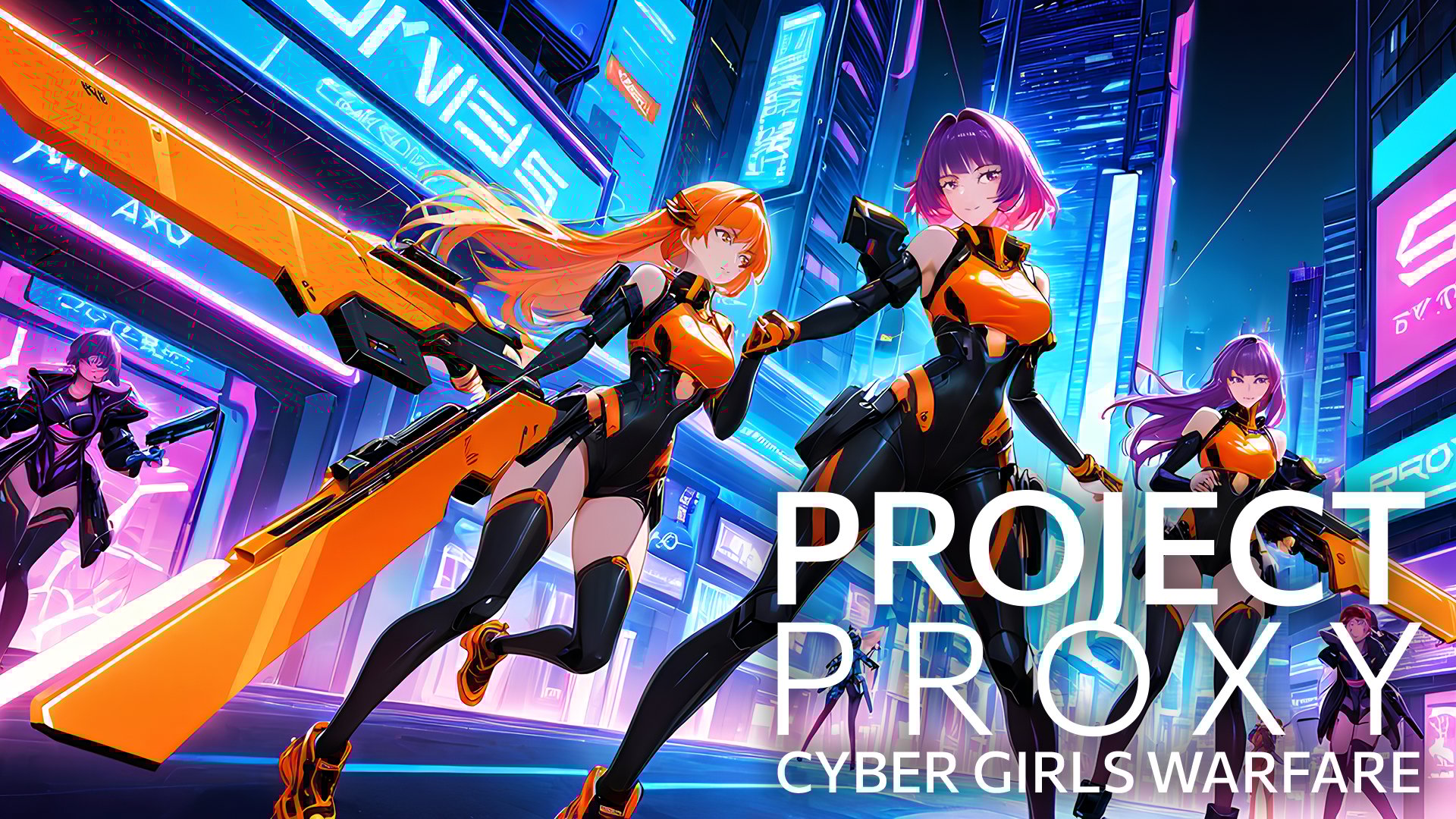 Project: Proxy - Cyber Girls Warfare 🕹️ Play on CrazyGames