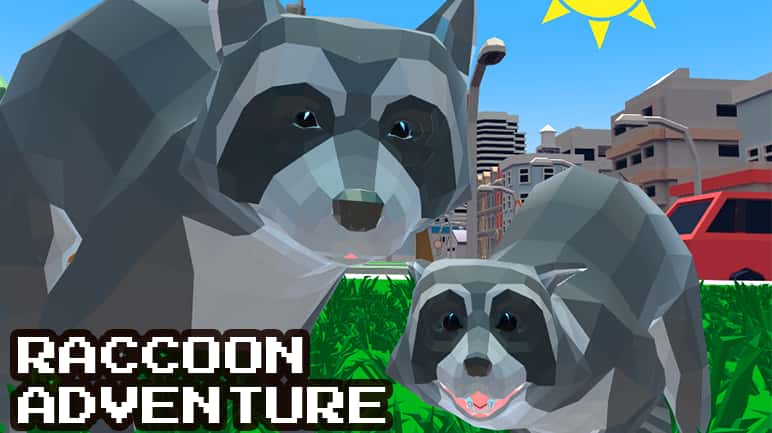 Raccoon Adventure: City Simulator 3D 🕹️ CrazyGamesでプレイ