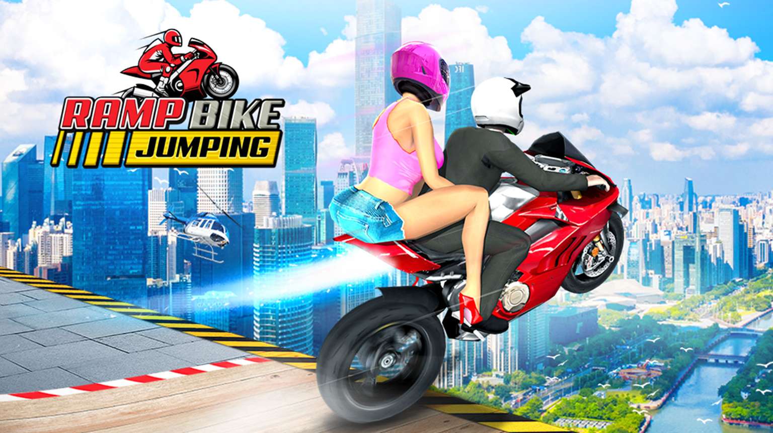 Ramp Bike Jumping 🕹️ CrazyGamesでプレイ