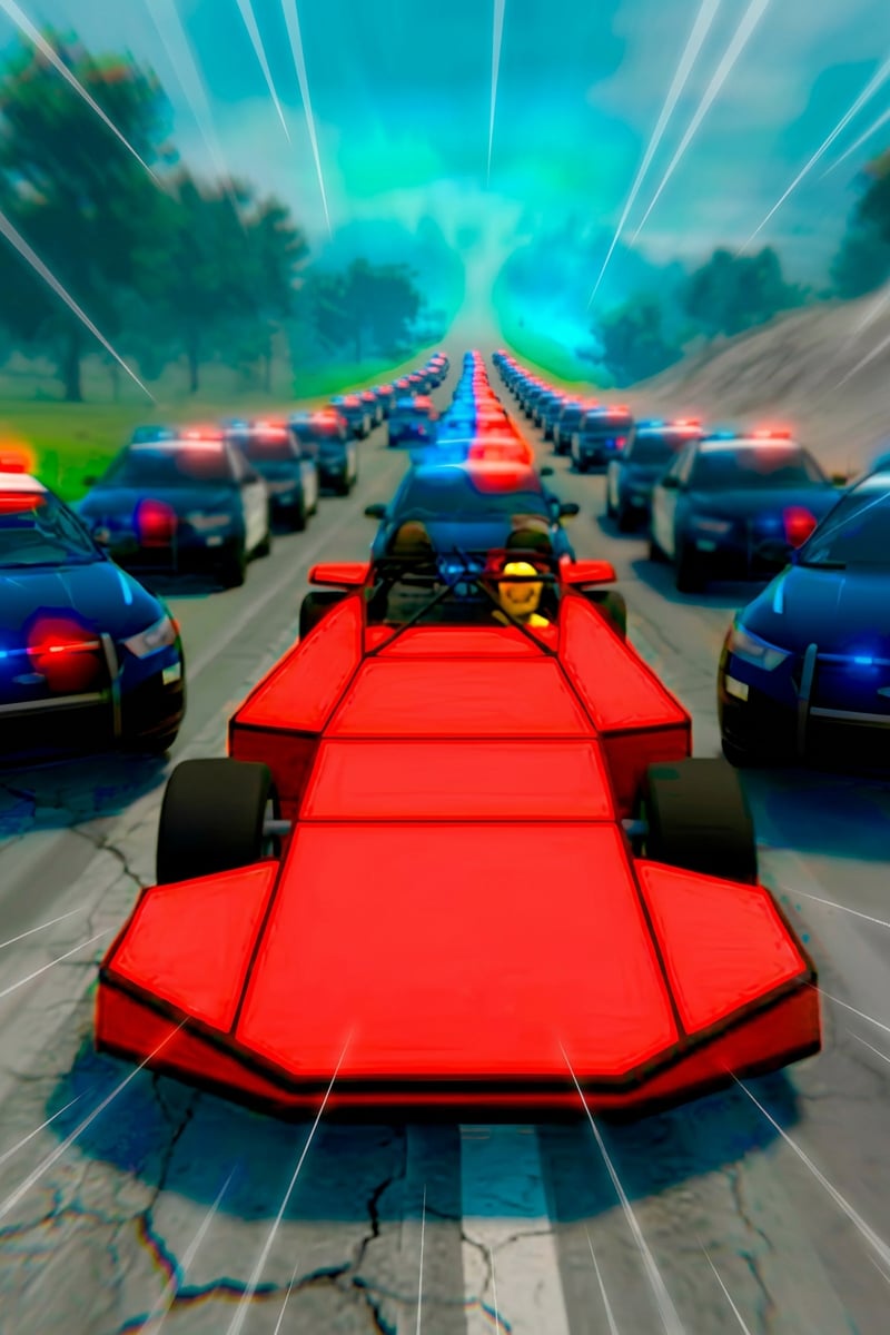 Ramp Car VS Police: CHASE