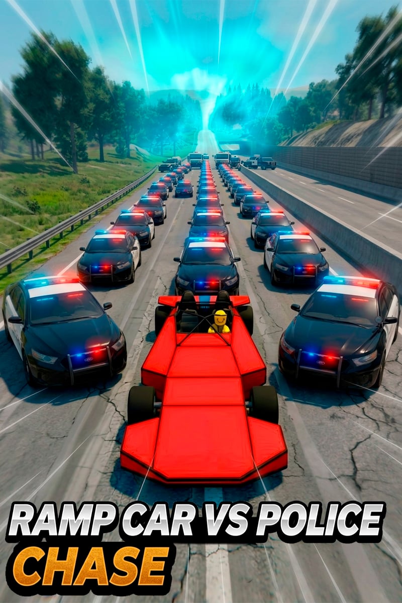 Ramp Car VS Police: CHASE