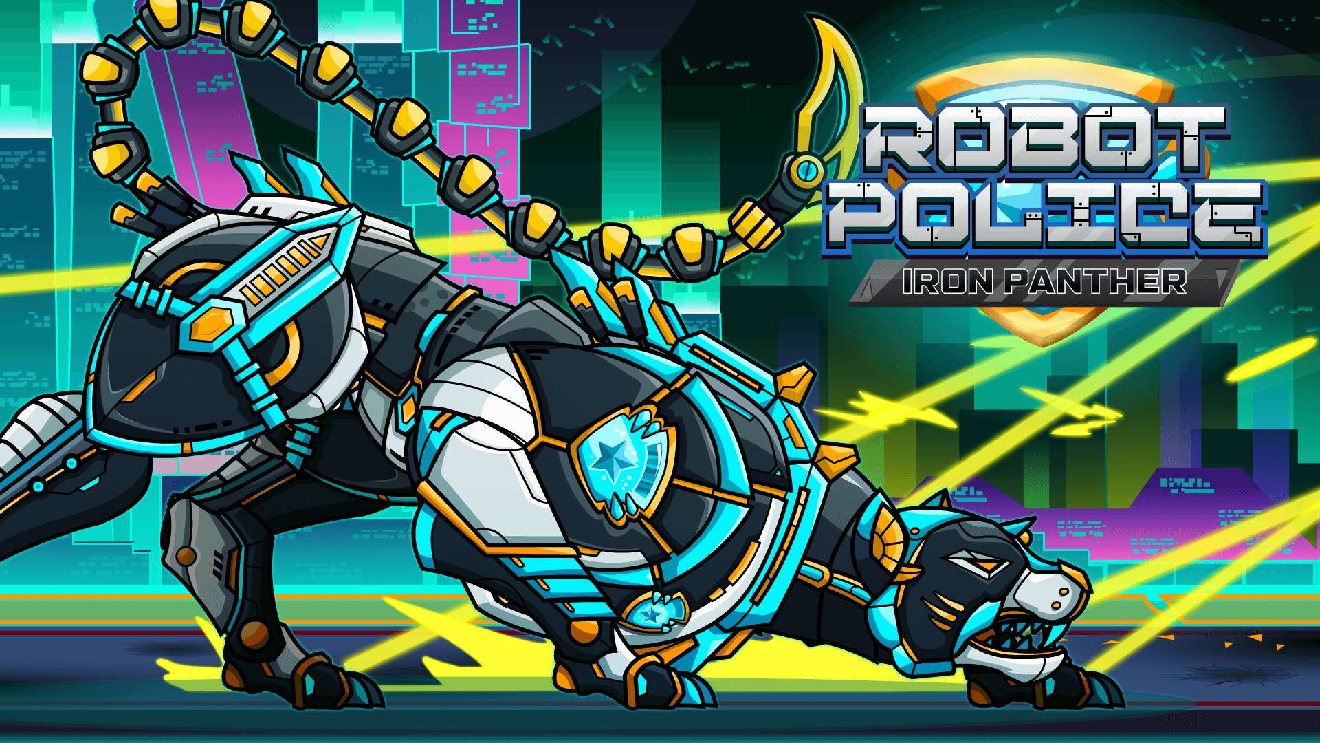 Robot Police Iron Panther 🕹️ CrazyGamesでプレイ