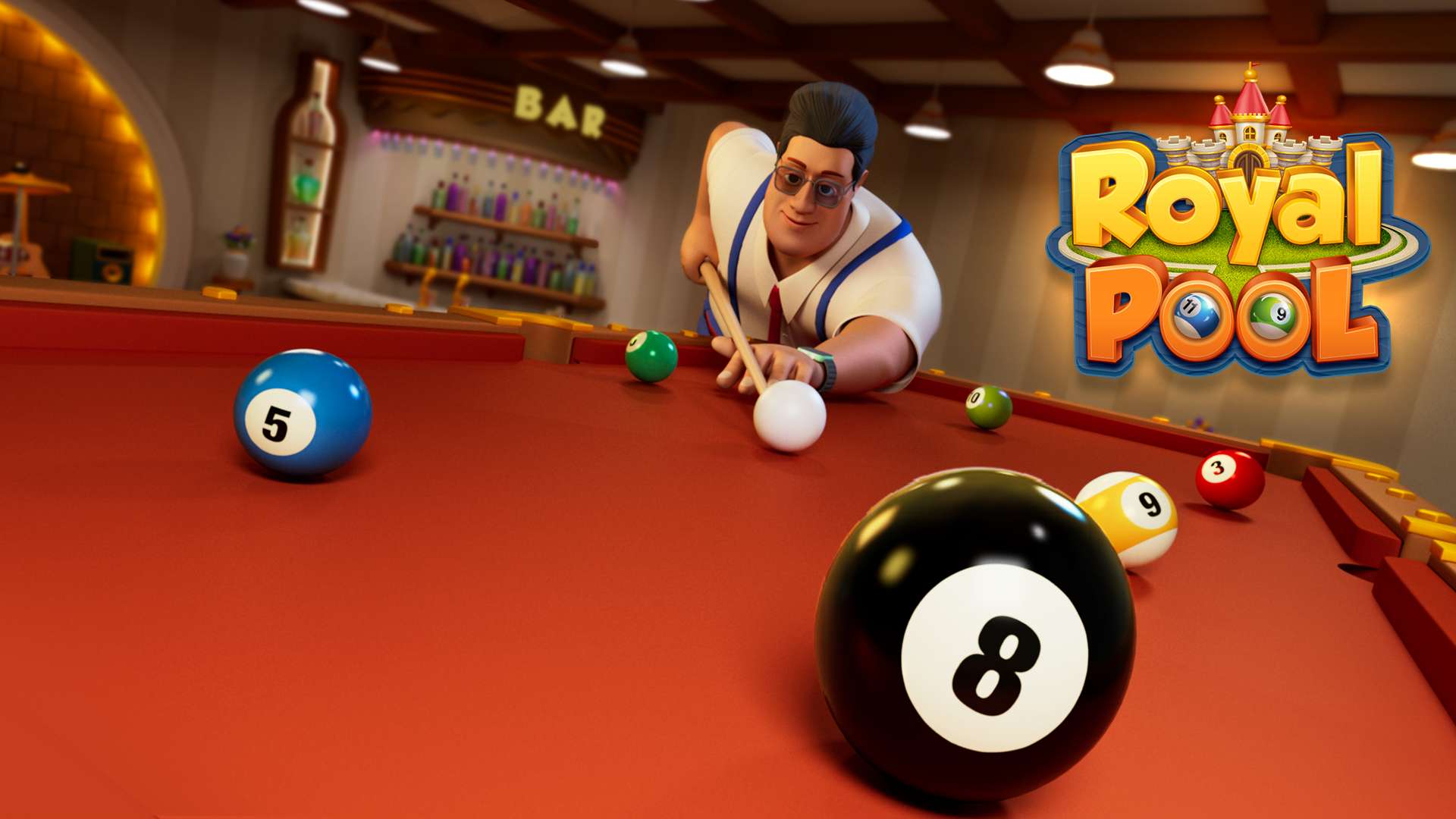 ビリヤード love&pool Royal Pool 🕹️ CrazyGamesでプレイ