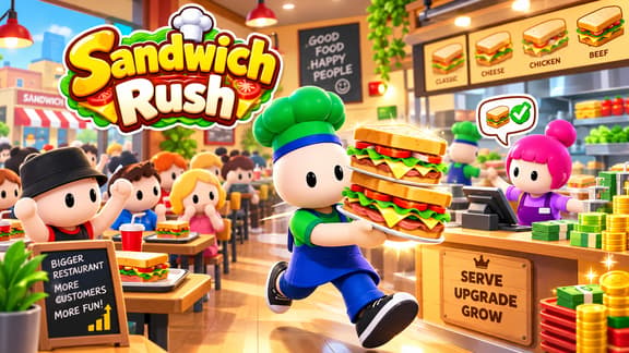 Sandwich Rush Serve and Grow