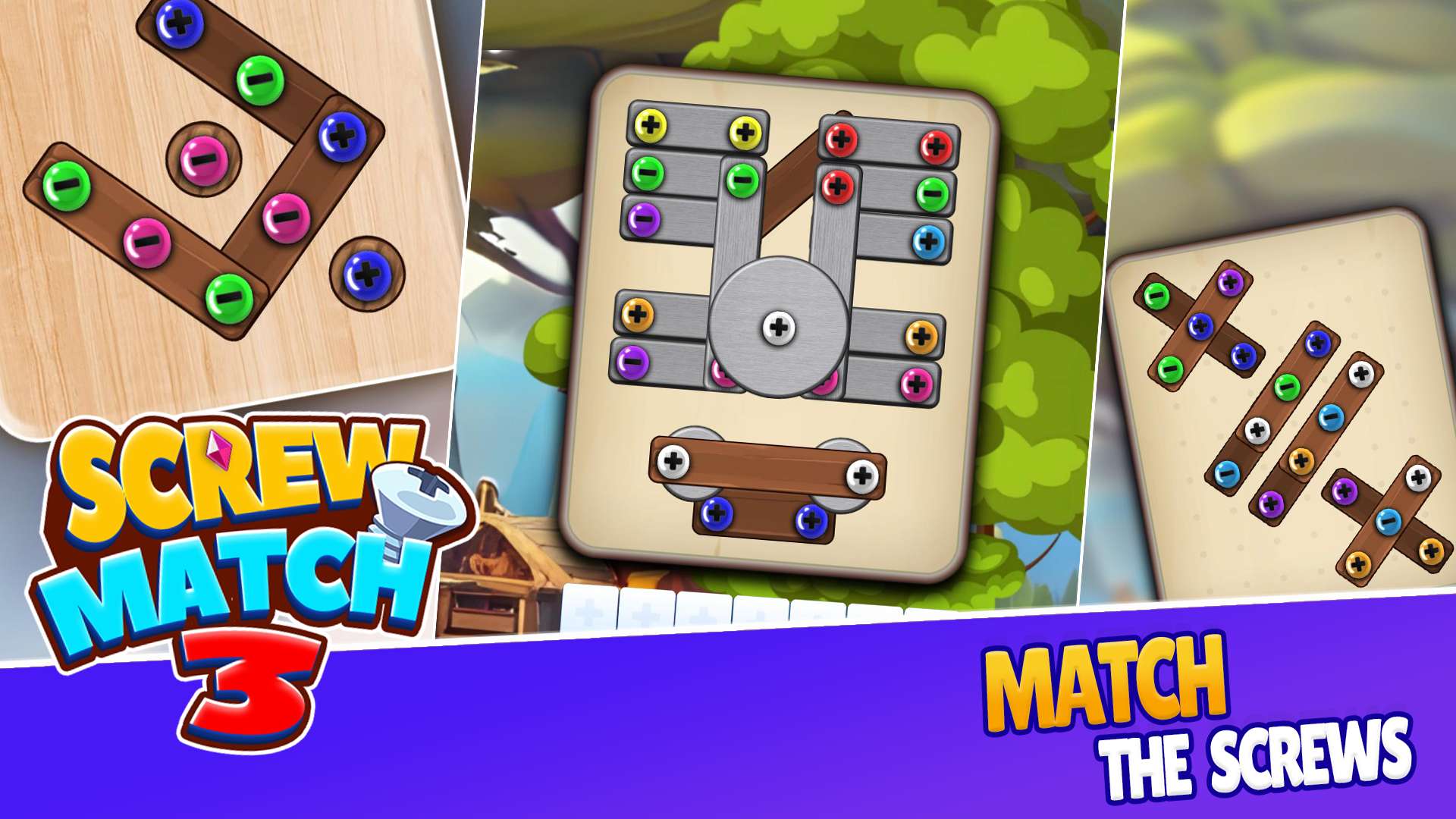 Screw Match Three 🕹️ CrazyGamesでプレイ