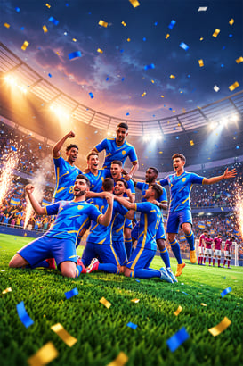 Soccer Football League Game