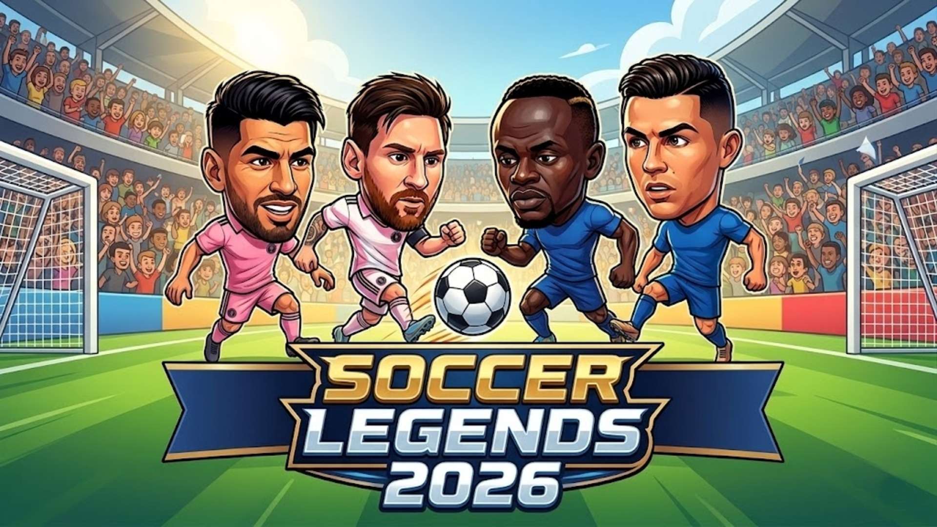 サッカーゲーム Soccer Legends 2026 🕹️ CrazyGamesでプレイ