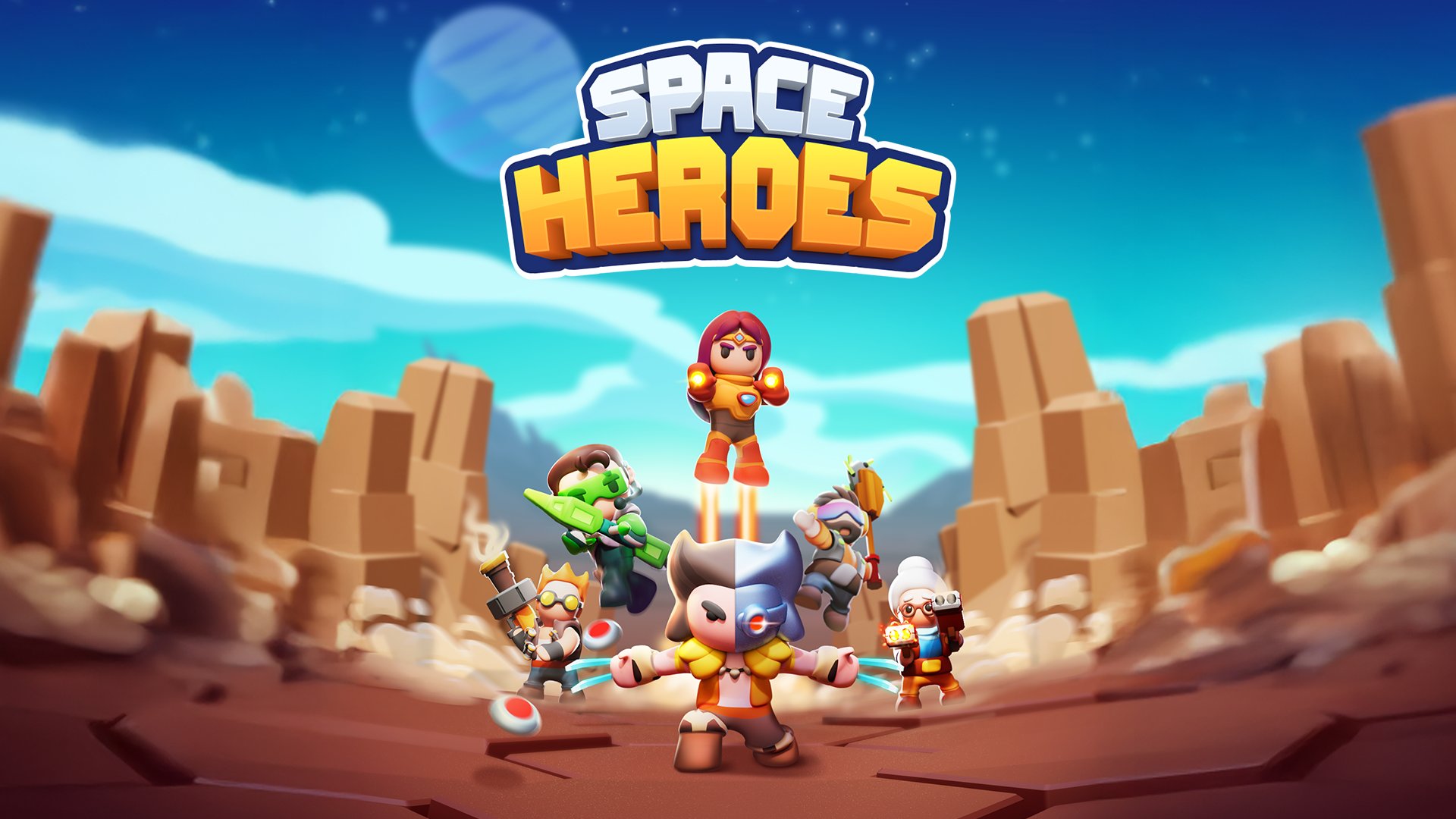 Thumbnail Space Heroes 🕹️ Play on CrazyGames