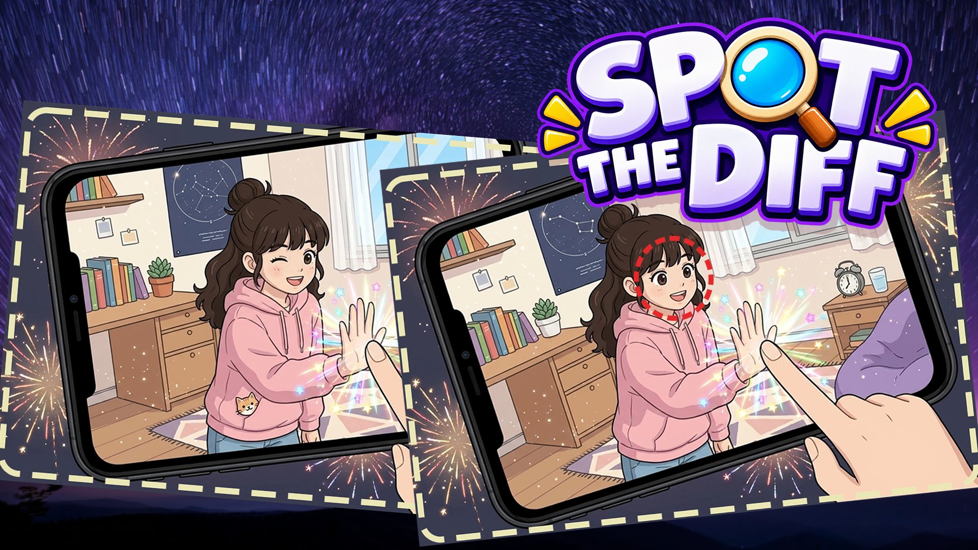 Spot the Diff: Drama Style - Tapkki Game