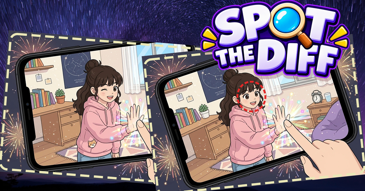 Spot the Diff: Drama Style - Tapkki Game